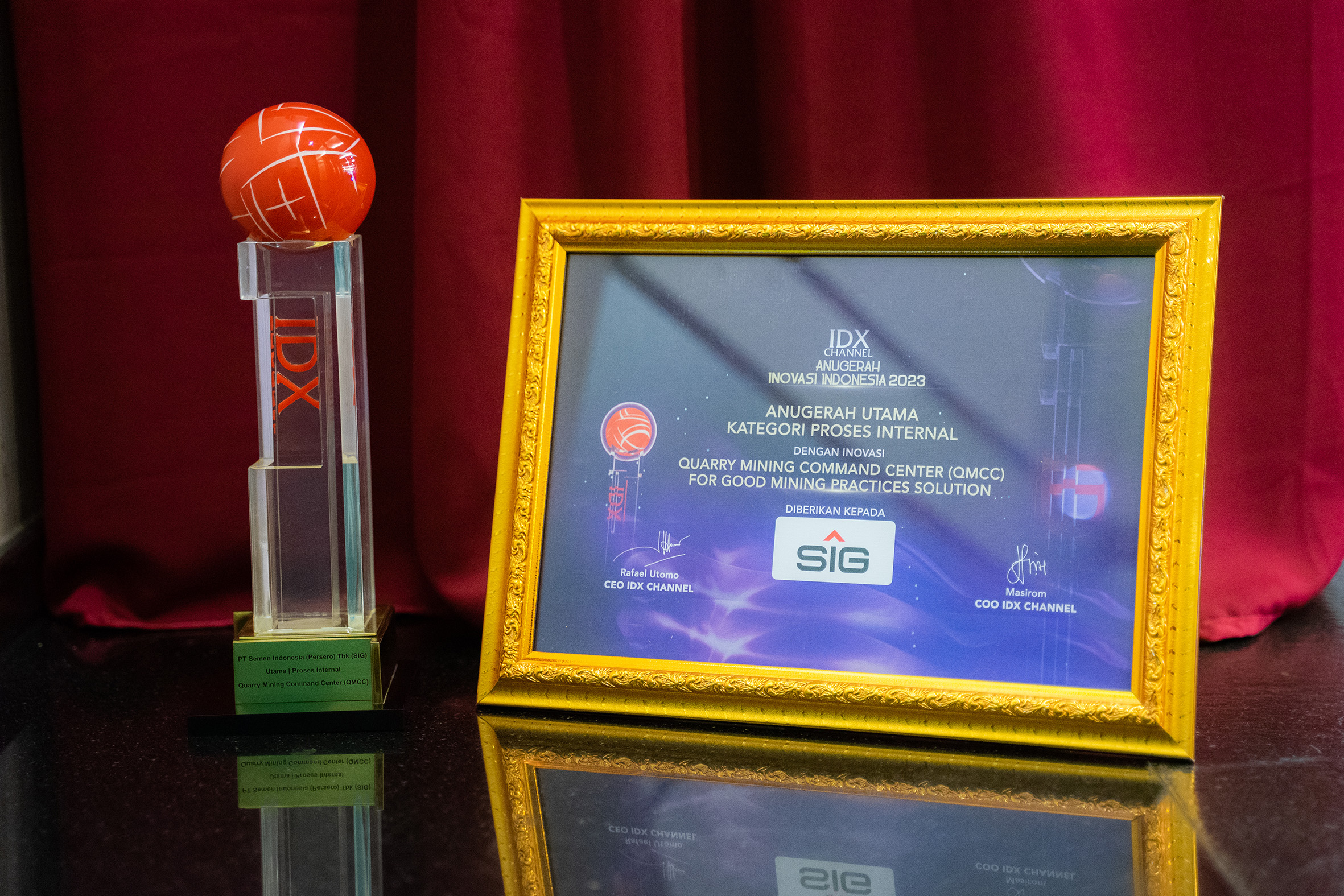 Inovasi Sistem Pemantauan Tambang SIG Raih Anugerah Inovasi Indonesia 2023