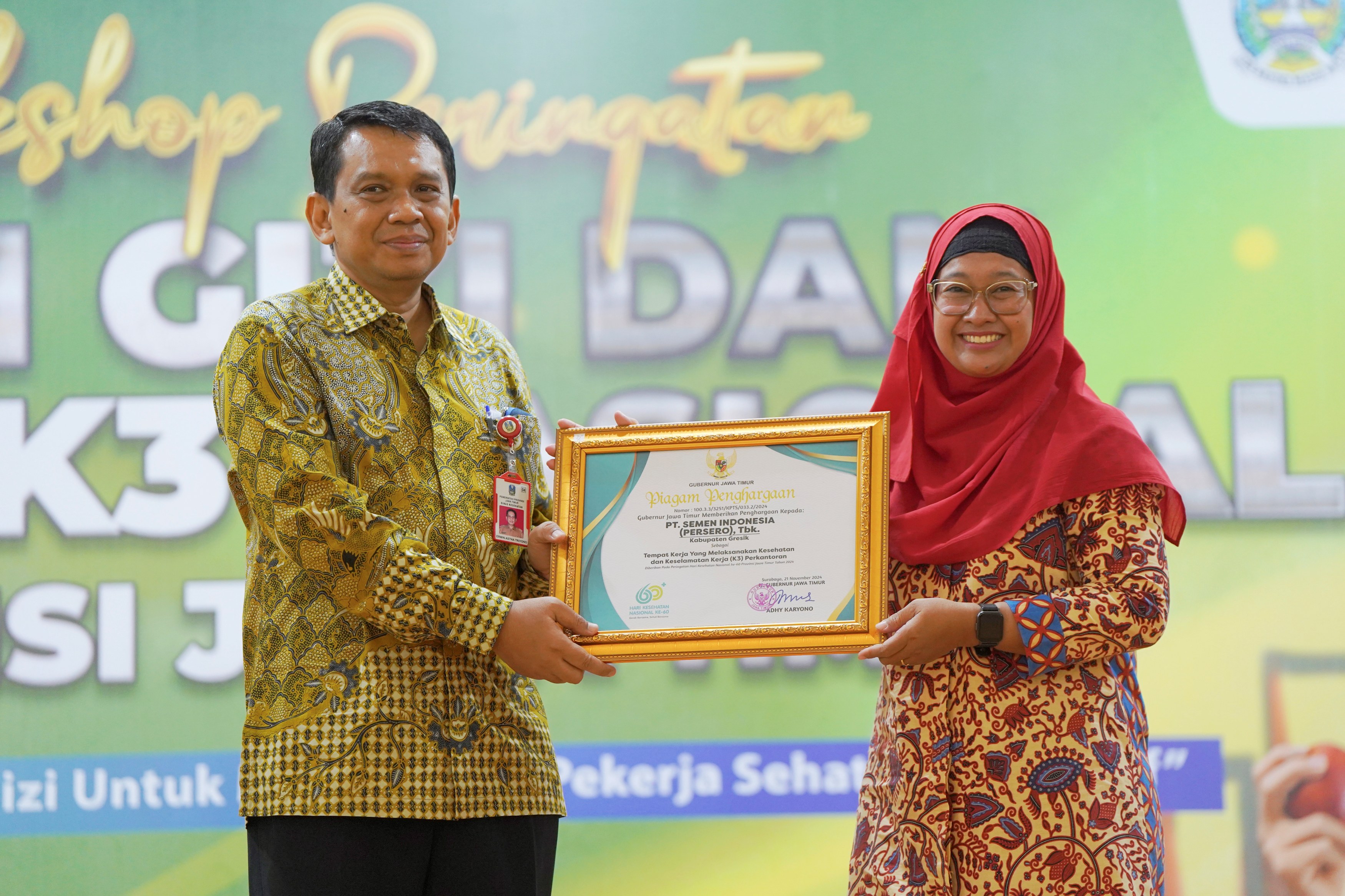 Sukses Turunkan Rasio Lost Time Injury, SIG Dukung Pembangunan Berkelanjutan Melalui Penguatan Budaya K3