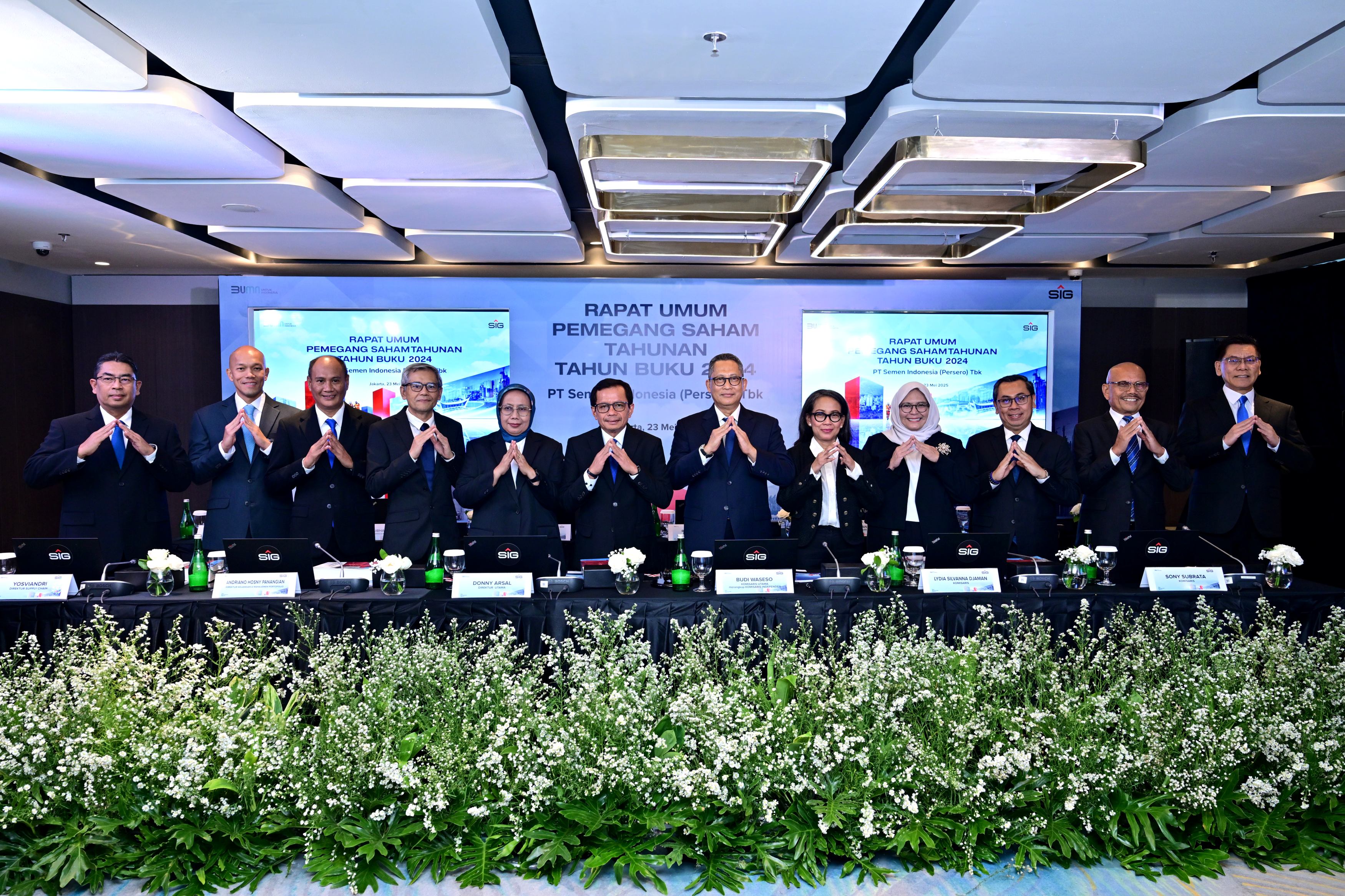 RUPST 2025, SIG Tambah Lini Usaha Baru untuk Peningkatan Daya Saing dan Kinerja Jangka Panjang