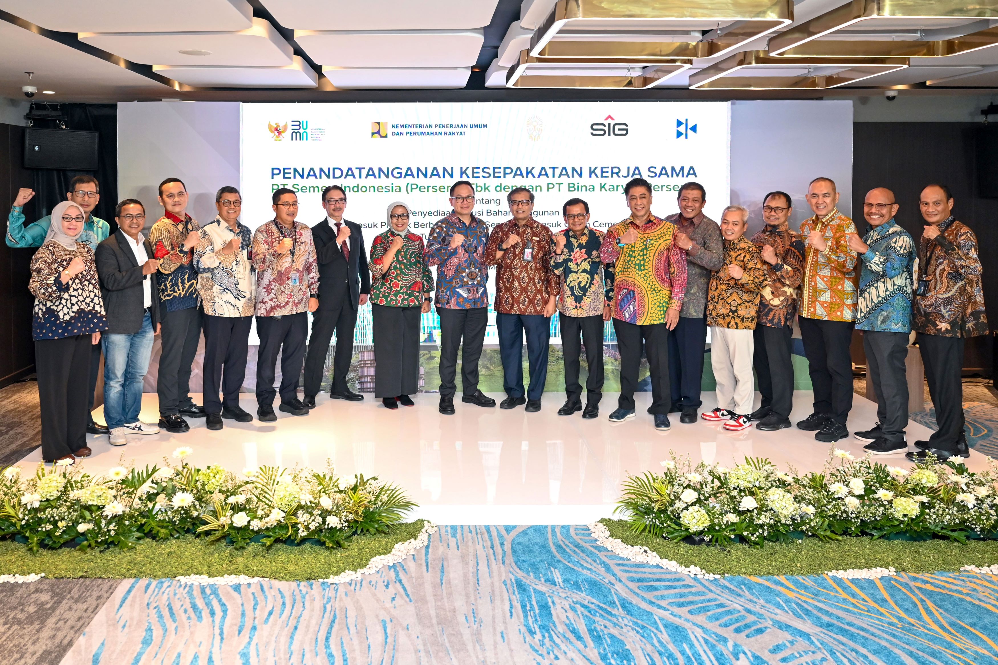 SIG Dukung Natal Bersama Kementerian BUMN, Perkuat Fundamental dengan Harmoni  untuk Lanjutkan Transformasi